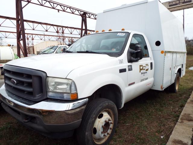 2004 Ford F550 XL Super Duty Utility Truck (Unit# T387)(Injectors & Fuel Tank Needs Repair Per Selle