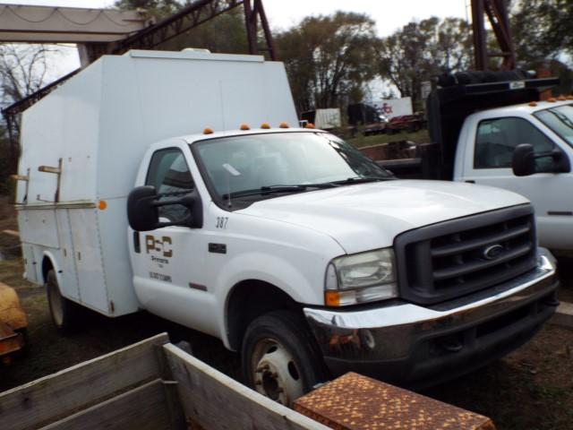 2004 Ford F550 XL Super Duty Utility Truck (Unit# T387)(Injectors & Fuel Tank Needs Repair Per Selle