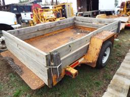 2000 PH1011FB 10' S/A Tilt Top Equipment Trailer (Unit# 98881)(Wooden Sides)