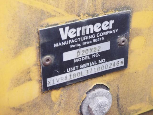 Vermeer D20X22 Horizontal Boring Machine (Unit# 30-3033) (Unknown Operating Condition)(Needs Electri