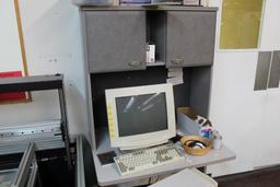 5 Pcs.:  (1) CNC; (1) Desk; (2) Monitors; (1) Keyboard