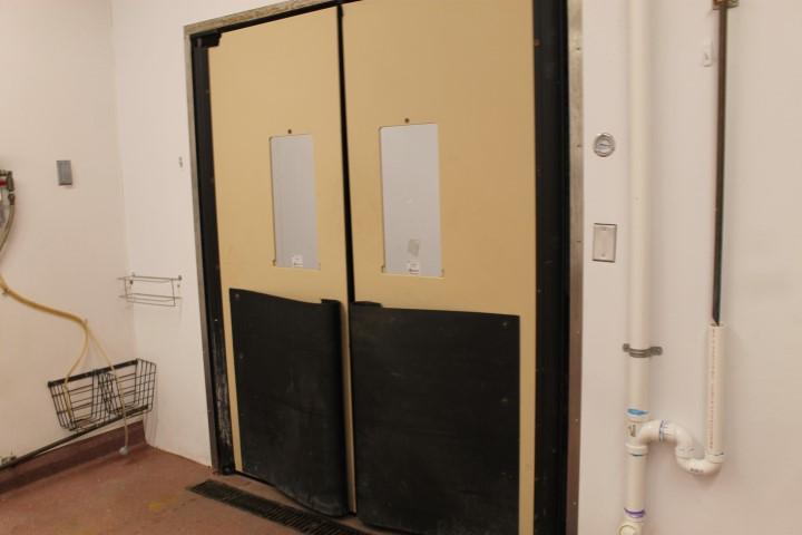 Break Away Cooler Room; (3) Mueller Double Swinging Doors