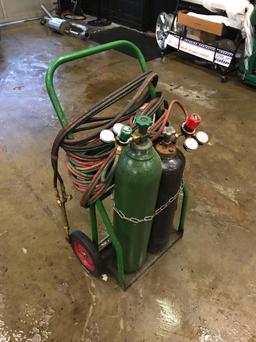 Oxy Acetylene Torch Cart