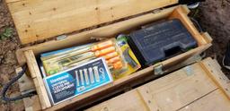 Ammunition Box with Hand Tools