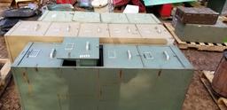 3 PCS: 4 Drawer Filing Cabinet; 5 Drawer Filing Cabinet