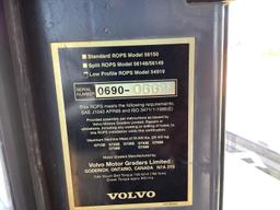 VOLVO G720B MOTOR GRADER (VDOT UNIT R0593)(INOPERABLE)