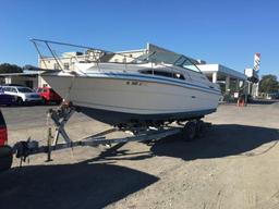 1985 SEARAY CABIN CRUISER BOAT WITH TRAILER