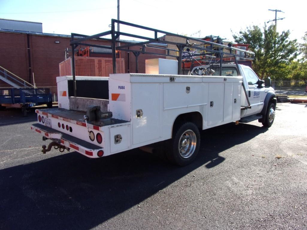 2007 Ford F550XL Reg. Cab Utility Truck