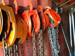 Various Chain Hoists & Come Alongs