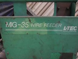 Miller Wire Feed MIG-35 Welder On Cart