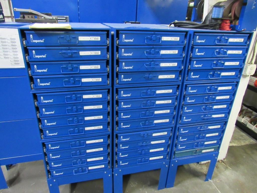 Metal Drawer Cabinets Includes Contents