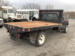 2001 GMC 3500 FLATBED TRUCK