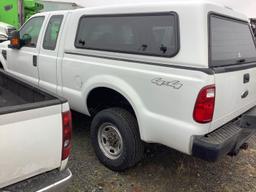 2010 FORD F350 SUPER DUTY XL PICKUP TRUCK EXT. CAB (HENRICO COUNTY UNIT #9240)