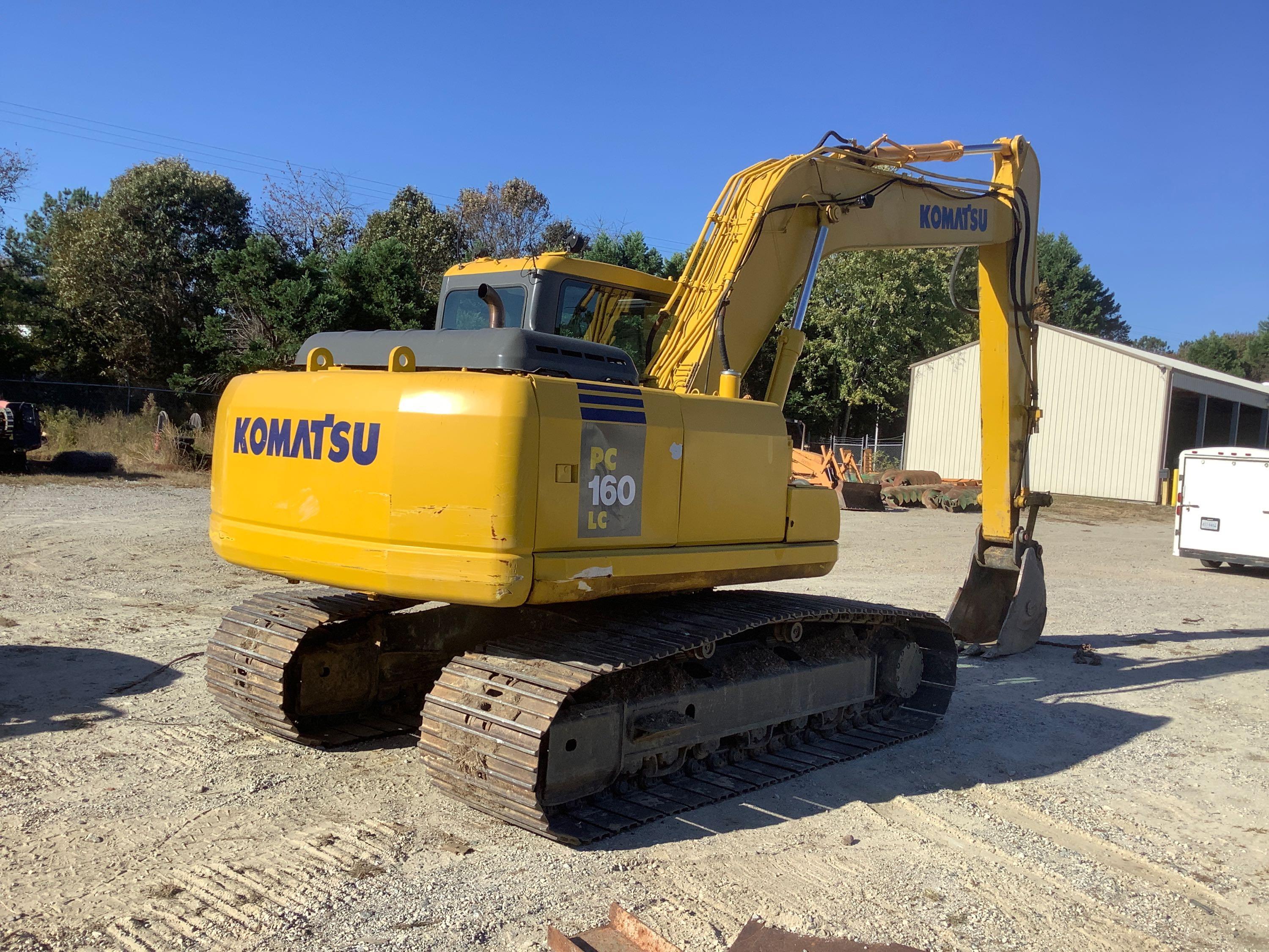 2006 Komatsu PC160 Excavator **PLEASE NOTE:... ITEM CANNOT BE REMOVED UNTIL 12.03.19**