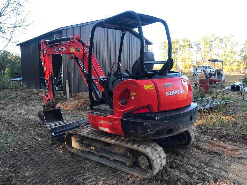 2018 Kubota KX040-4 Eco Plus Mini Excavator