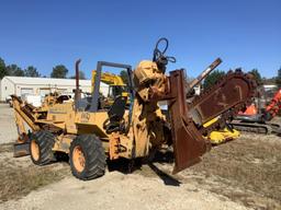 Case 860 4x4x4 Trencher w/ Backhoe Attachment