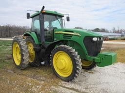 2005 John Deere 7820 4x4 Row Crop Tractor (LTS #091)