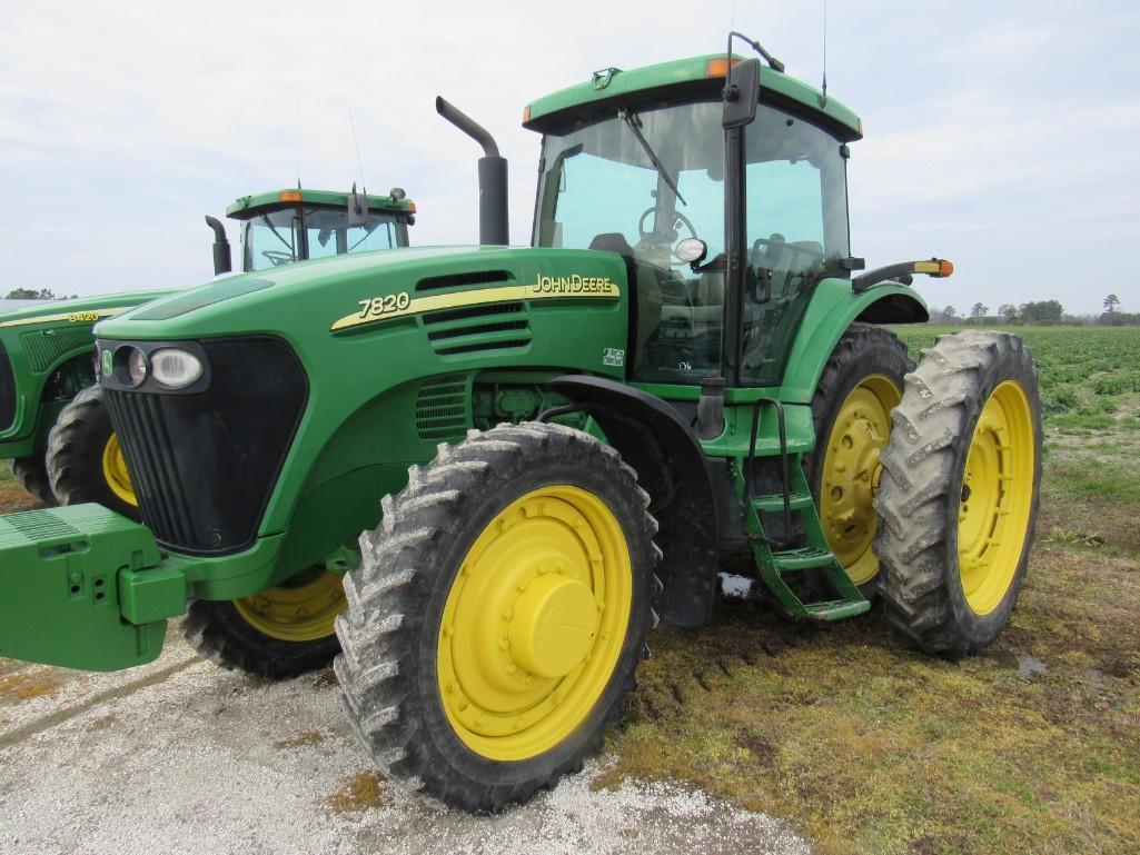 2005 John Deere 7820 4x4 Row Crop Tractor (LTS #091)