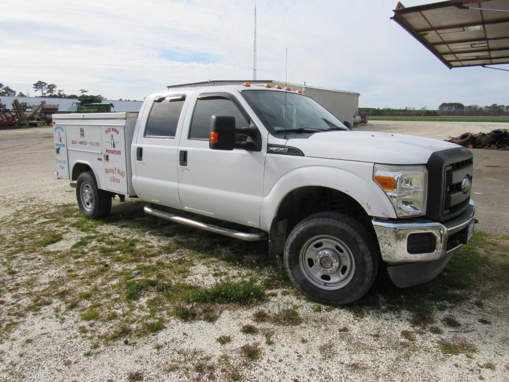 2013 Ford F-350 XL 4x4 Crew Cab Service Truck (LTS #045)