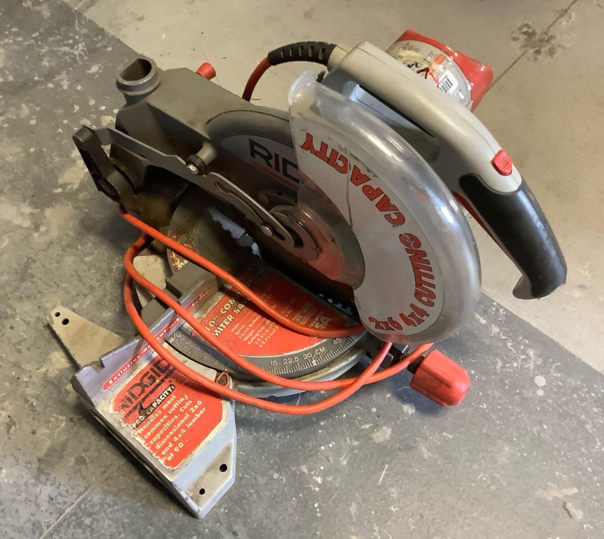 Ridgid Model MS1050-1 10in Compound Miter Saw