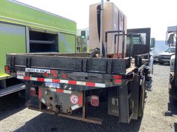 2008 FORD F650 FLATBED TRUCK