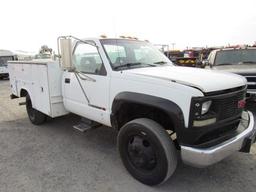 1992 GMC SIERRA 3500 UTILITY TRUCK