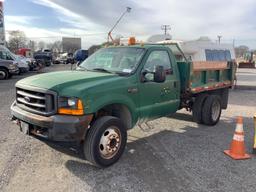 2001 FORD F450 SUPER DUTY DUMP TRUCK (CITY OF RICHMOND UNIT #1207)