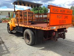 1996 International 4700 S/A Stake Body Truck (Unit #R02067) (INOPERABLE)