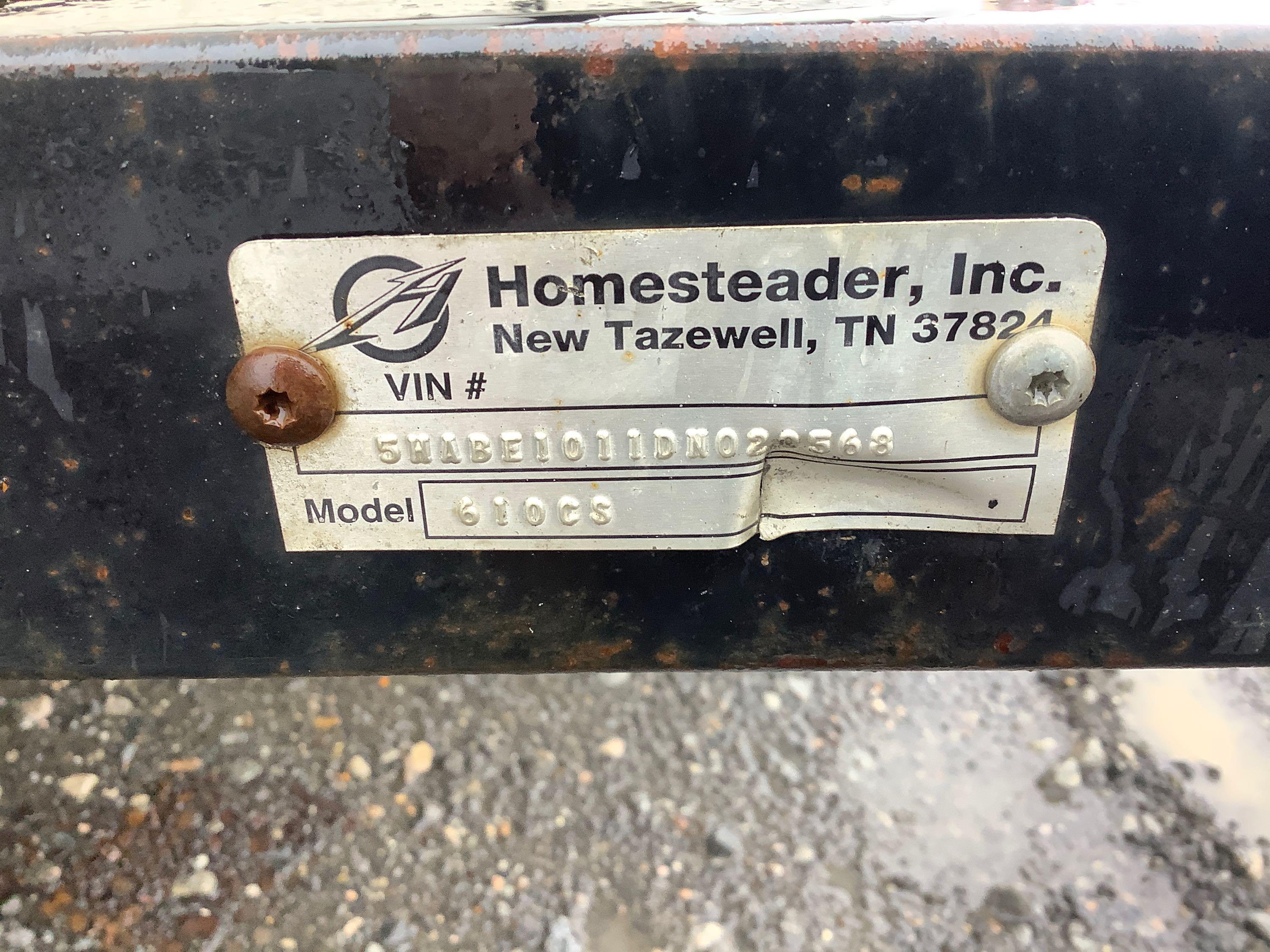 2013 HOMESTEADER ENCLOSED BOX TRAILER (UNIT #98126)