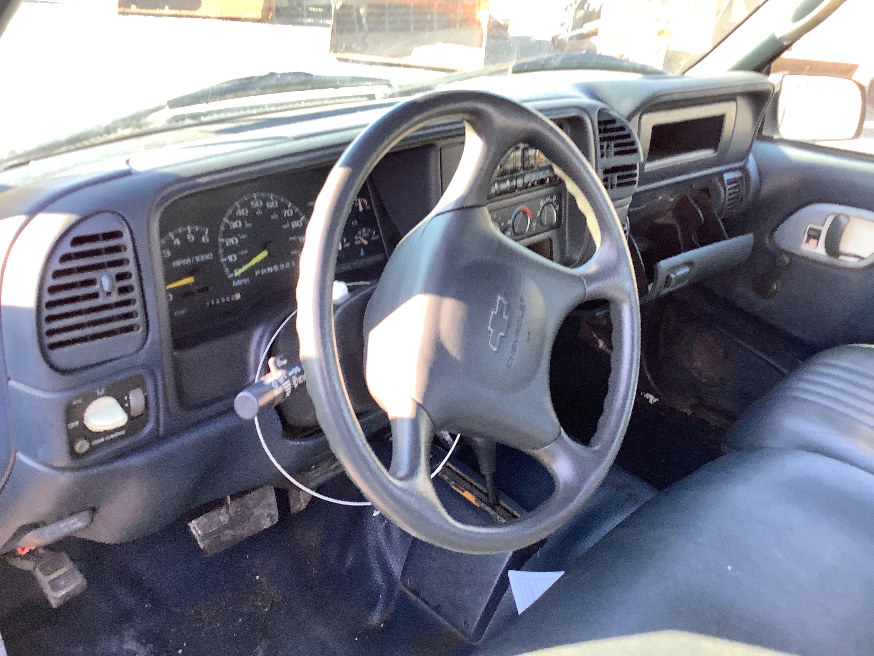 1999 CHEVROLET 2500 4X4 EXTENDED CAB PICKUP TRUCK