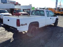 1999 CHEVROLET 2500 4X4 EXTENDED CAB PICKUP TRUCK