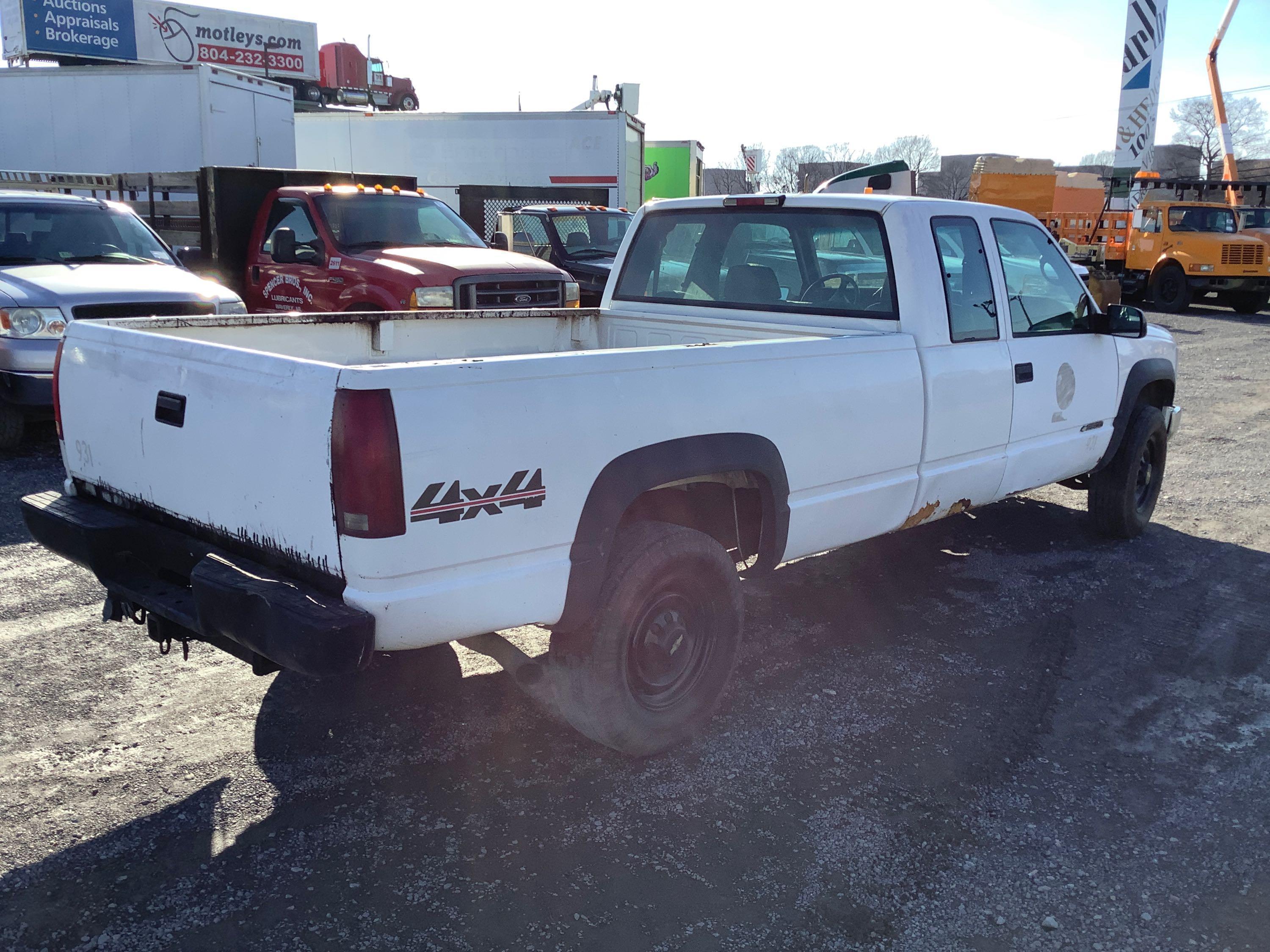 1999 CHEVROLET 2500 4X4 EXTENDED CAB PICKUP TRUCK