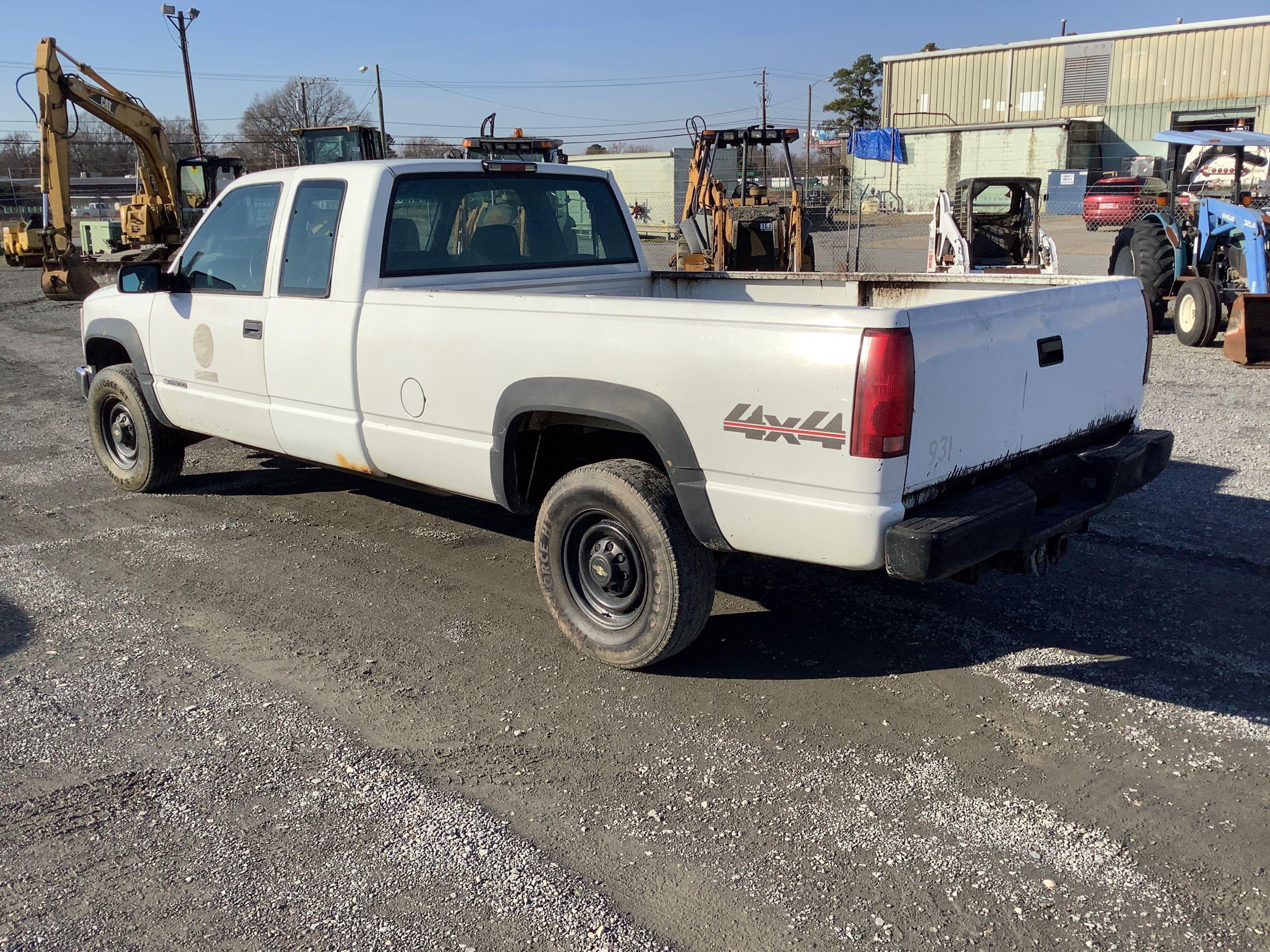 1999 CHEVROLET 2500 4X4 EXTENDED CAB PICKUP TRUCK