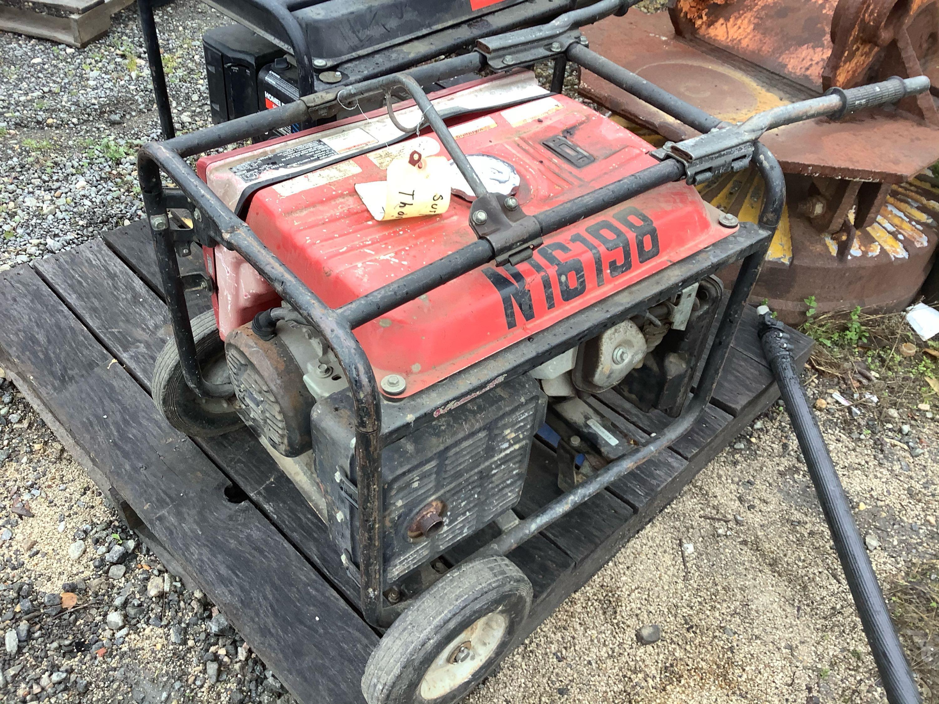 (2) HONDA EB 5000 GASOLINE GENERATOR (VDOT UNIT N16198) , HOMELITE 4400 WATT GENERATOR