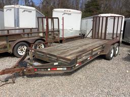 1997 HURST 16' UTILITY TRAILER