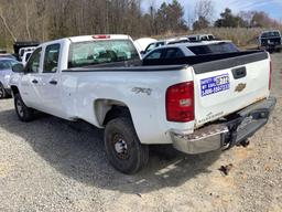 2010 CHEVROLET 2500 4X4 CREW CAB PICKUP