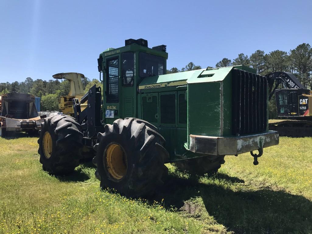 2010 John Deere 843K Wheeled Feller Buncher