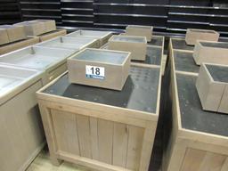 (6) Wooden Display Boxes