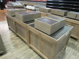 (9) Wooden Display Boxes