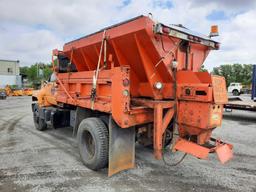 2001 GMC C7500 10' S/A Dump Truck w/Spreader