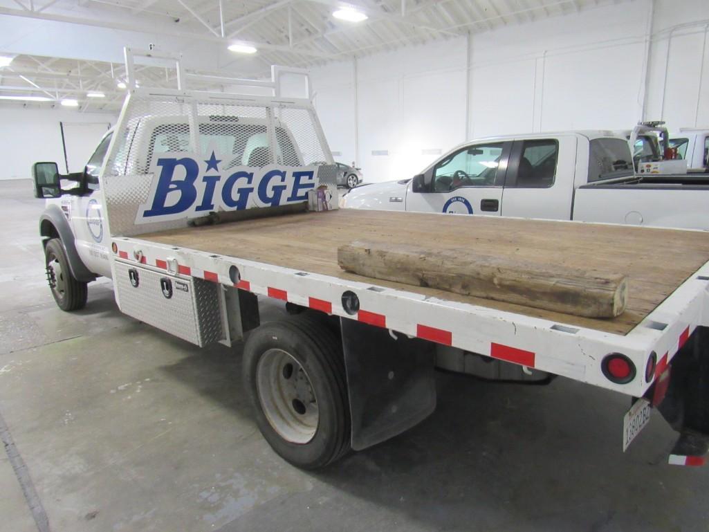 2008 F450 Regular Cab Flatbed Truck (Unit #PU585) (INOPERABLE)