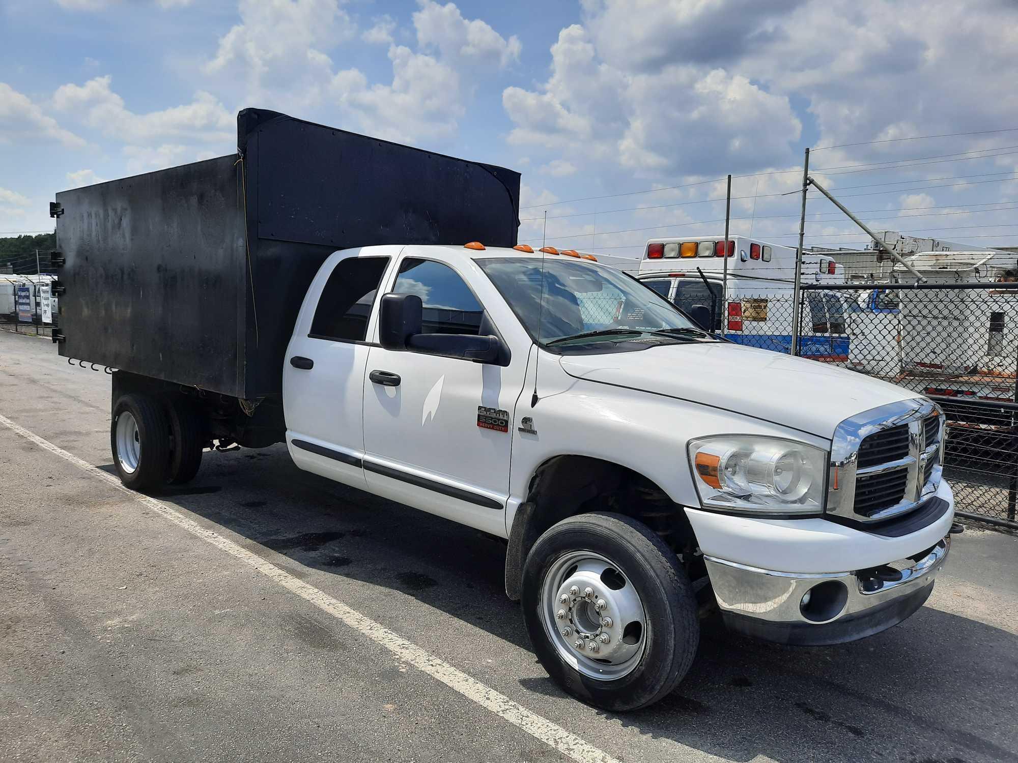 2008 Dodge Ram 5500 Crew Cab Heavy Duty Dump Body Truck (REBUILT TITLE)