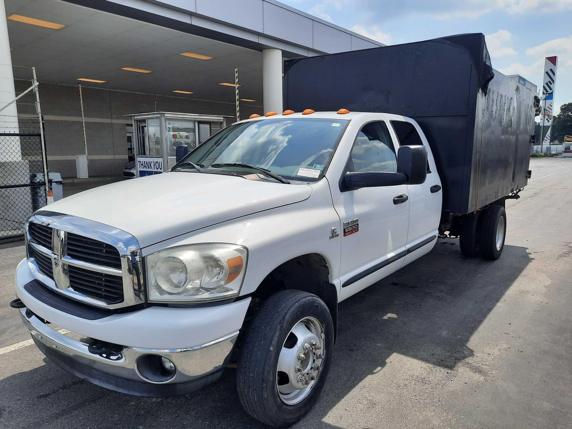 2008 Dodge Ram 5500 Crew Cab Heavy Duty Dump Body Truck (REBUILT TITLE)