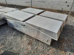 2 Diamond Plate Fullsize Truck Bed Tool Boxes