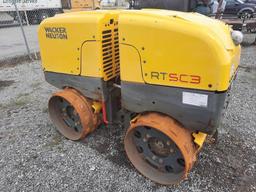 2018 Wacker Neuson RTSC3 Wireless Roller Trench Roller W/ Remote