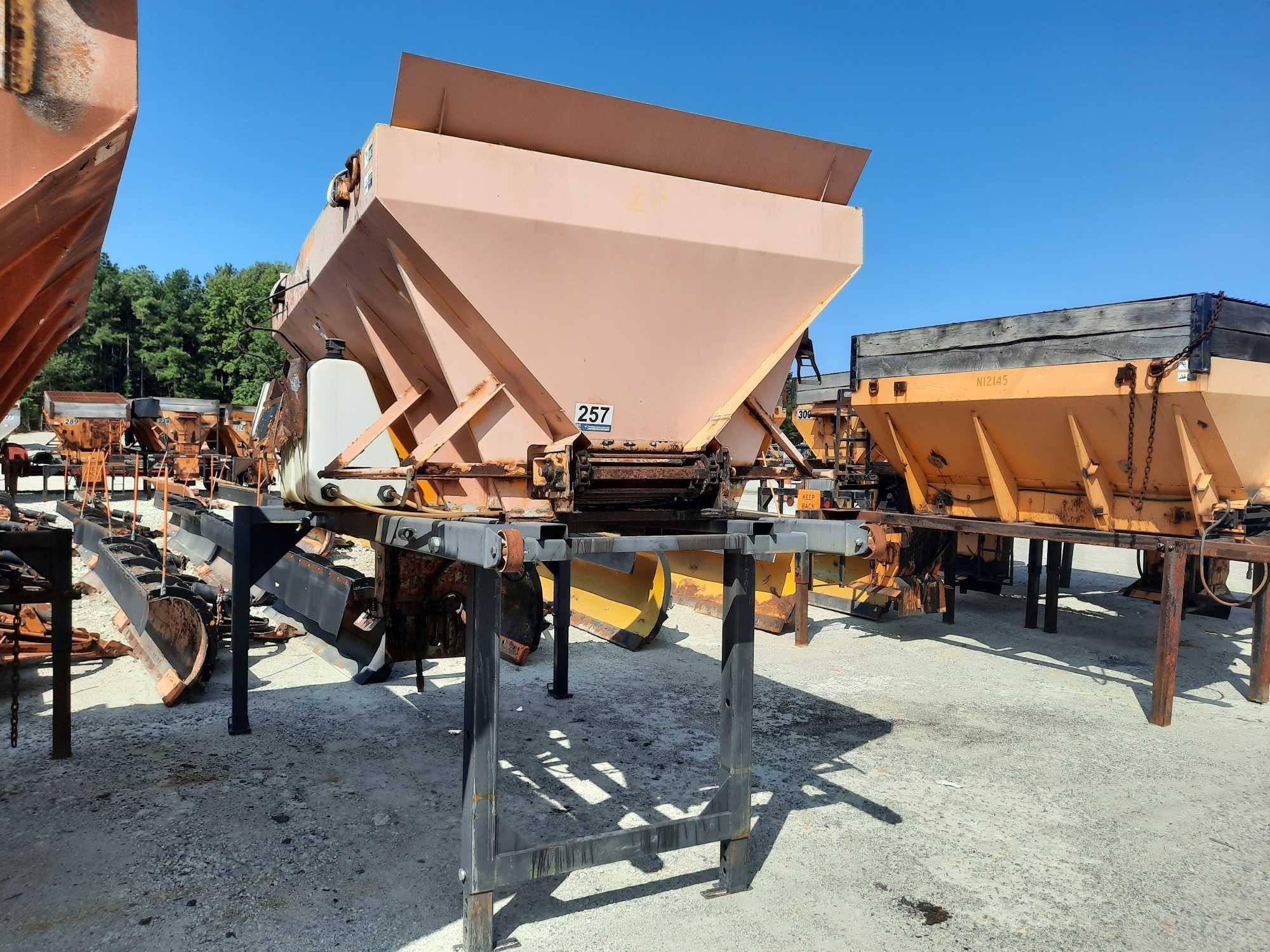 10' Hydraulic Salt Spreader W/Stand