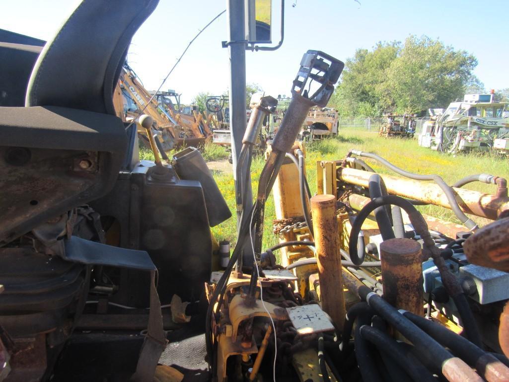 John Deere 4x4 Loader Backhoe W/ Tie Remover Attachment (CSX Unit#TRI-9102)