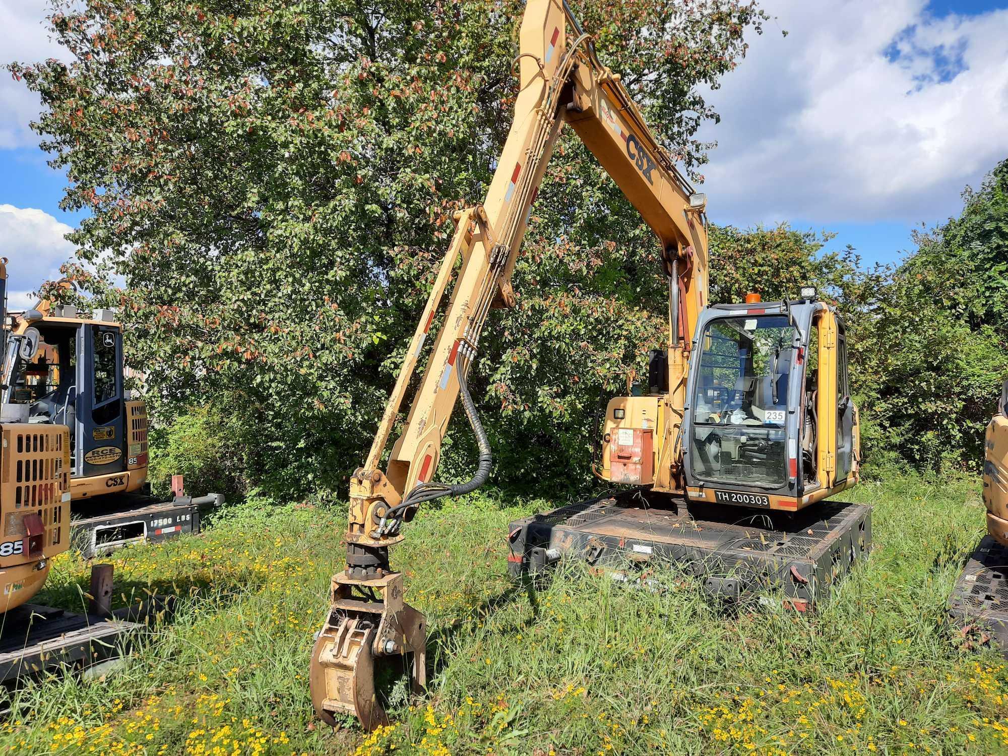 2003 John Deere 80C Excavator W/ Railroad Gear 9CSX UNIT#TH201404)