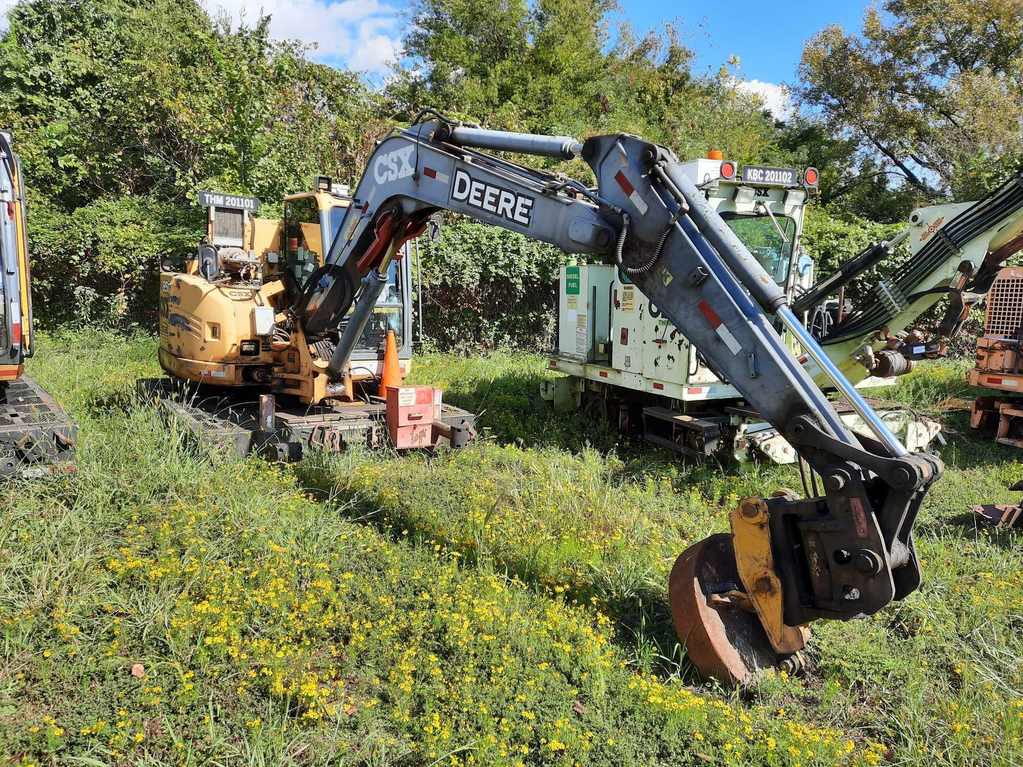 2011 John Deere 85D Excavator W/ Railroad Gear (INOPERABLE)