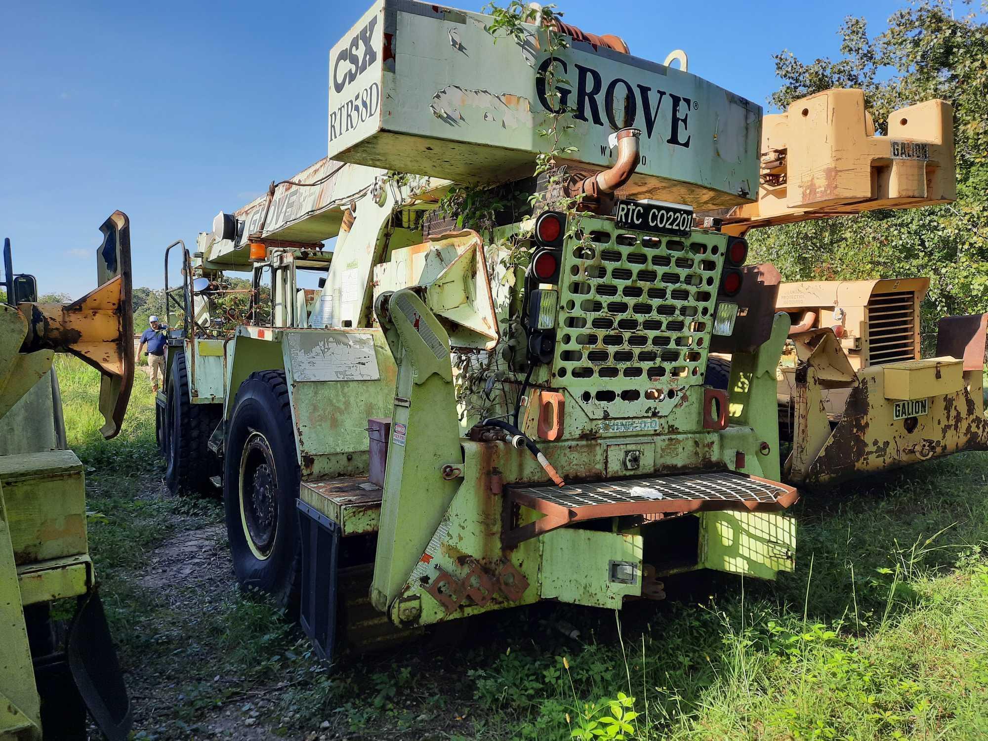 Grove RTR58D Crane (CSX UNIT# RTC C02201) (INOPERABLE)